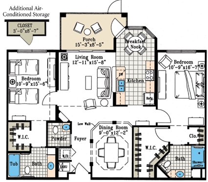 2BR/2.5BA - Aston Gardens At Pelican Marsh Senior Living