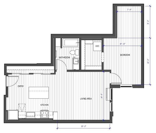 Floorplan - Hyas Point Apartments