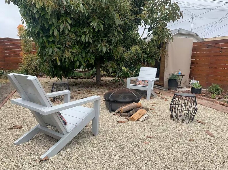 Backyard Firepit and avocado tree - 2955 8th Ave