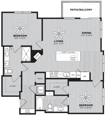 Floorplan - Alexan Delray