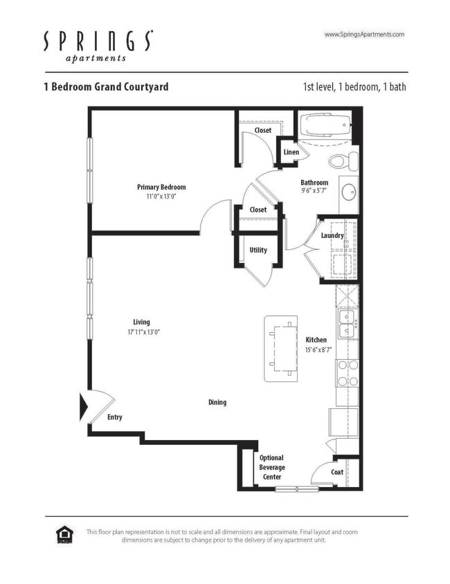 Floorplan - Springs at Egan Drive