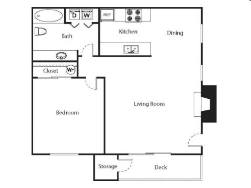 1BR/1BA - Scout