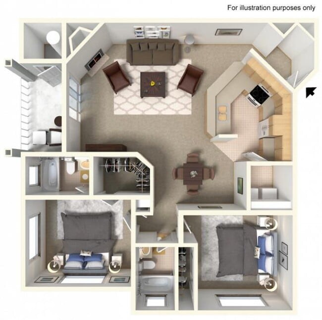 Floorplan - Walnut Creek Apartments