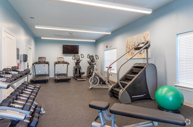 Fitness Center - The Village at Hunters Run