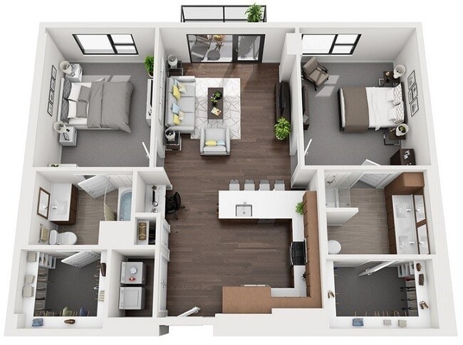 Floorplan - 1000 Speer by Windsor