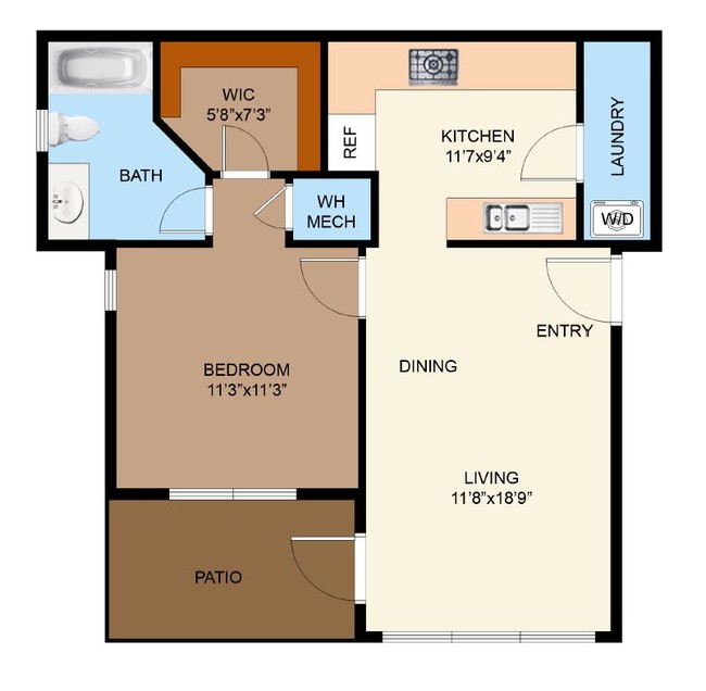 Floorplan - The Strand Apartments