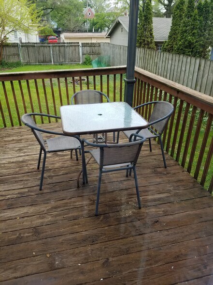 Back porch - 1801 W 47th St