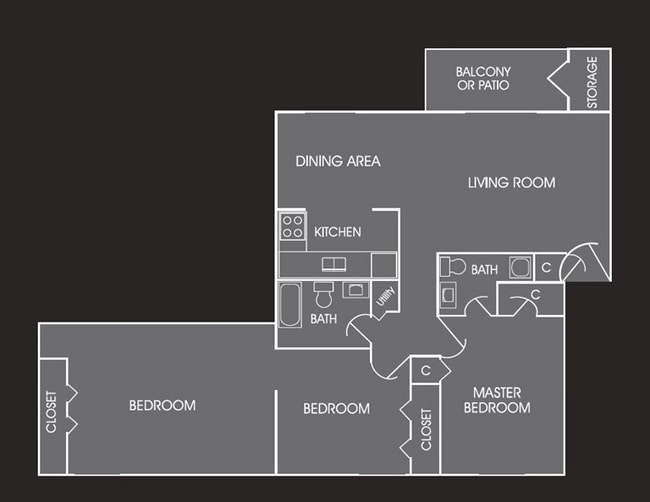 Floorplan - Pickwick Farms Apartments