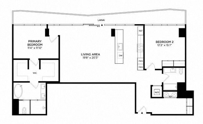 Floorplan - Lilia Waikiki