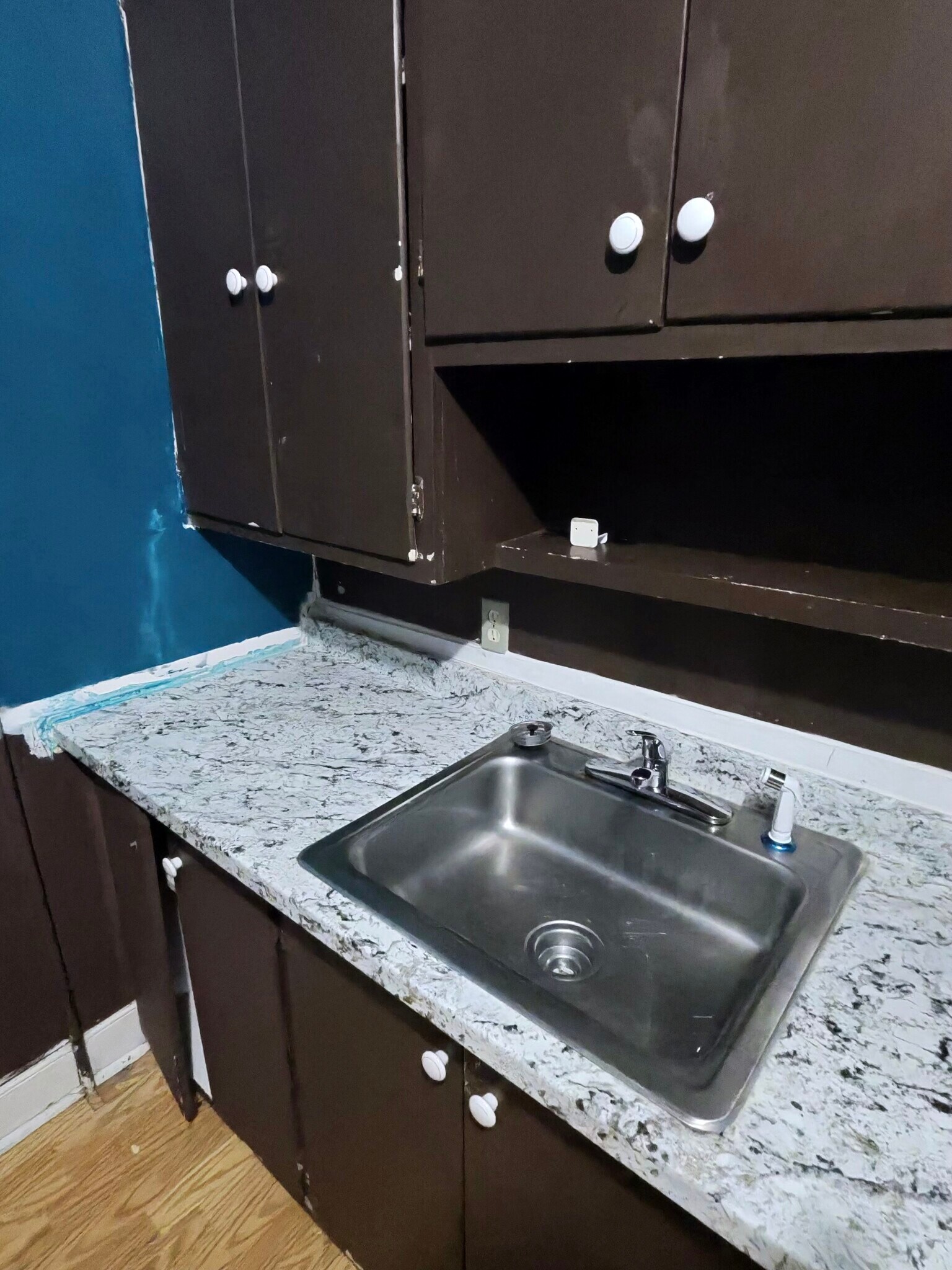 Kitchen sink and countertop - 219 West Bell Street