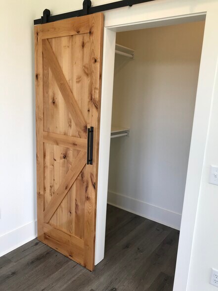 Closet with Barn Door - 1509 Highland Rd