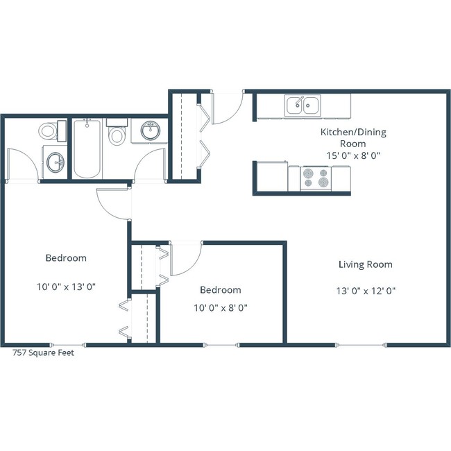 Floorplan - Riverpark Apartment Community