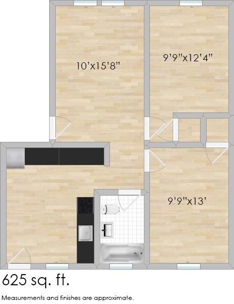 Floorplan - 218-228 Pleasant St. and 134-140 S. Harvey Ave.