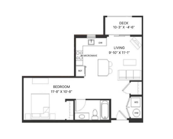 Floorplan - Peregrine Place Apartments