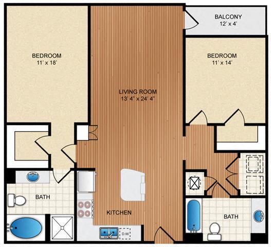 Floorplan - ibex at Uptown