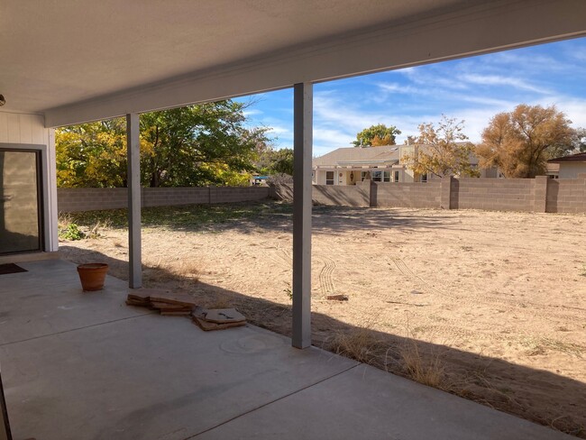 Back yard and Large Patio - 2055 Columbia Ct NE