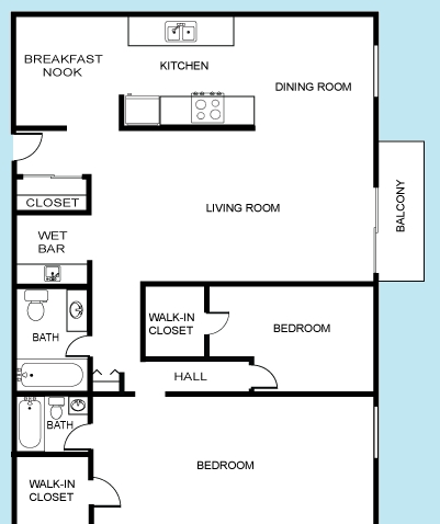 2BR/2BA - The Fulton