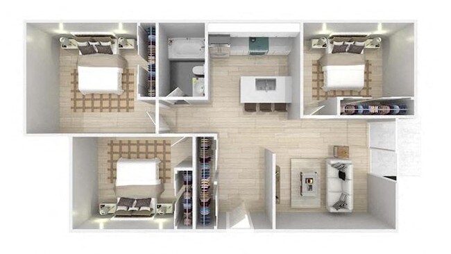 Floorplan - Parc Medallion Apartments