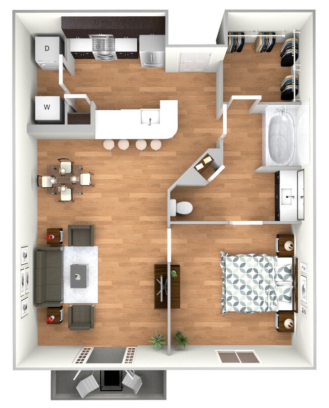 1BR/1BA - Compass Bay Apartments