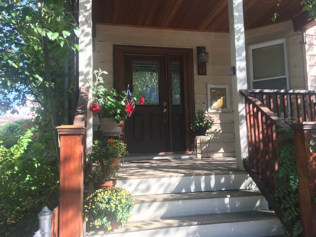 Front Entrance to the house - 57 Harvest St