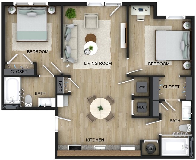 Floorplan - Joyfield Flats at Woodbridge