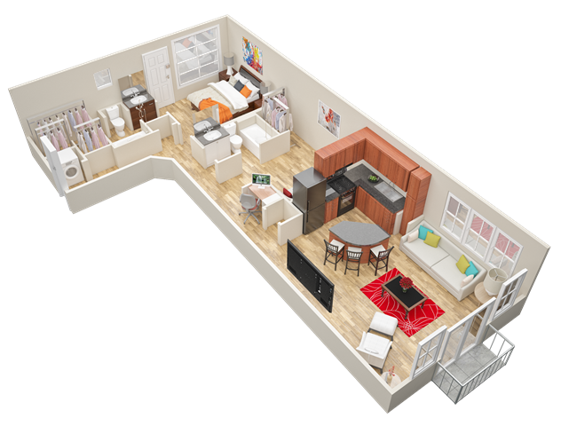 Floorplan - Mariposa Lofts