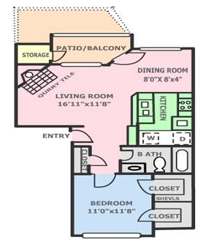 1BR/1BA - Huntington Ridge