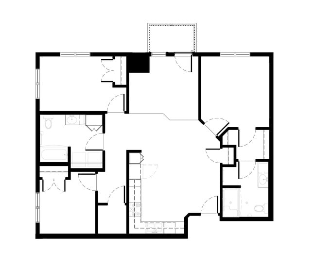 Floorplan - Coral North Apartments