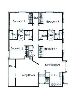 Typical Floor plan - 718 W 1720 N