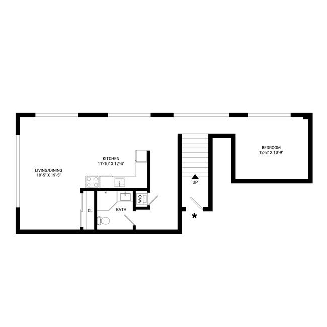 Floorplan - Lofts of Broadway
