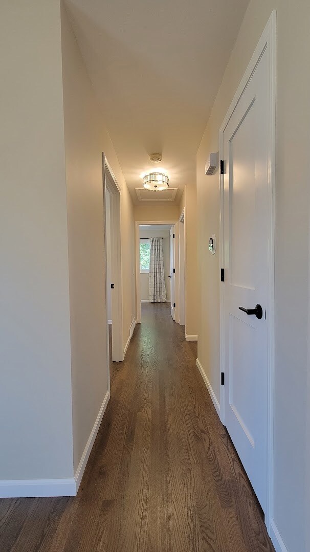 All new shaker style solid core doors and white trim surrounded by freshly painted walls. - 6305 49th Ave