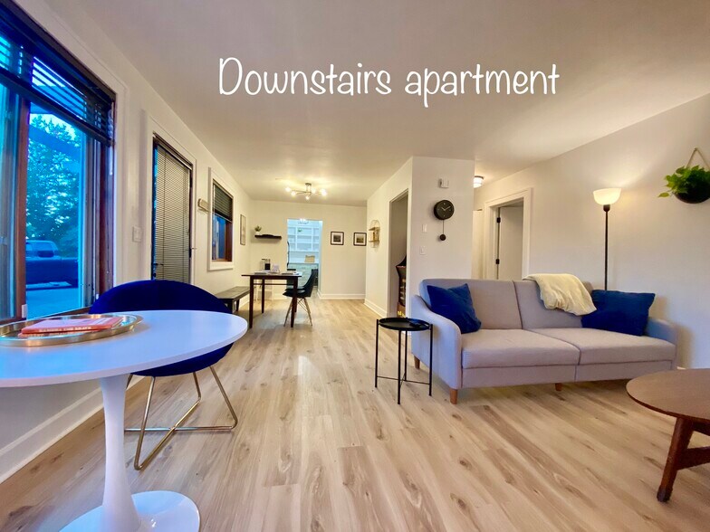 Living and dining room - 210 E 3rd Ave