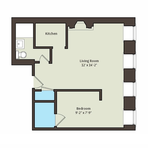 Floorplan - 5120 S. Hyde Park Boulevard