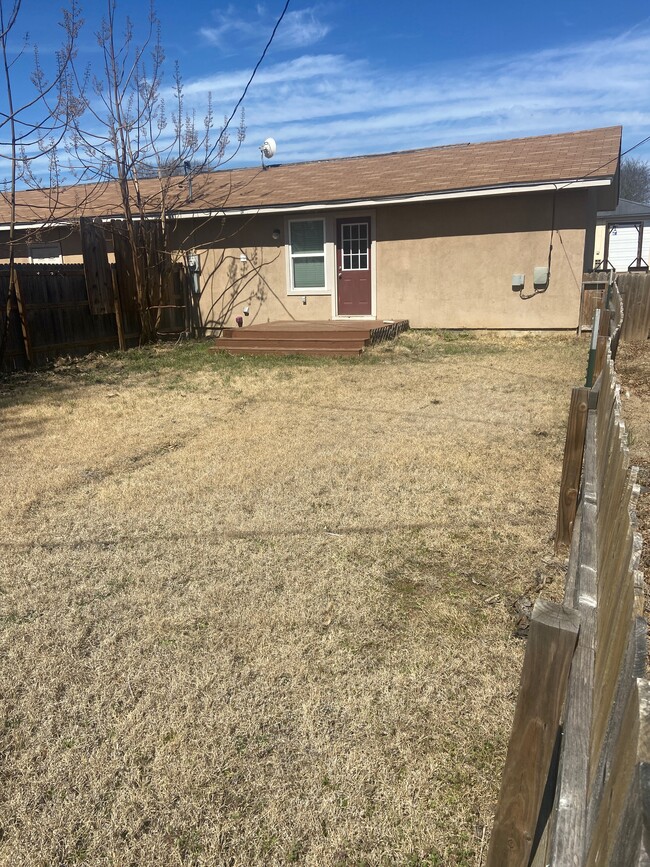 Backyard and porch - 1119 10th St.