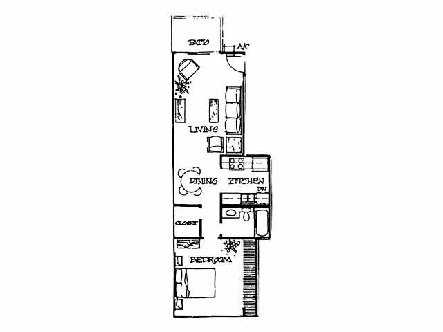 1BR/1BA - Modern Studio, 1 & 2 Bedroom Apartments in La Mesa Near Lake Murray