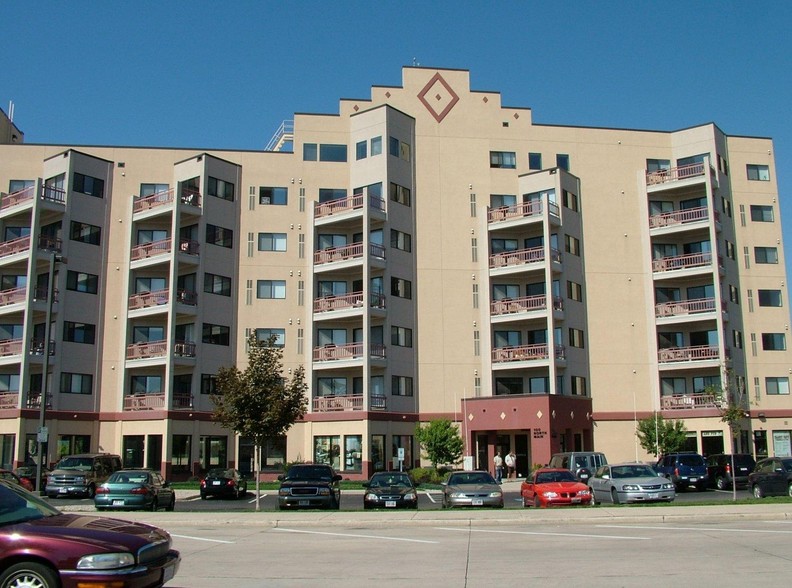 Parking Lot View - 100 North Main Premium Residential Suites