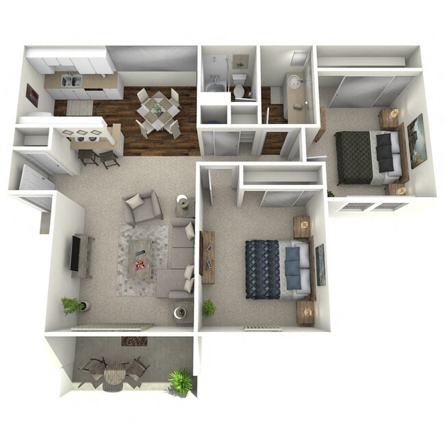 Floorplan - Villa Creek Apartments