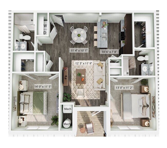 Floorplan - Landing at Mason's Bridge