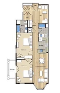 2BR/2BA - Clayborne Apartments