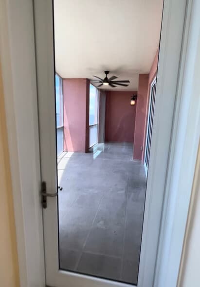 View from inside guest bedroom, onto lani/patio - 2743 1st St