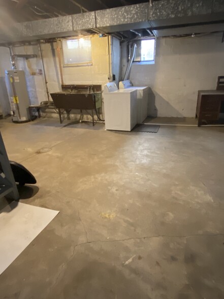 Lower level unfinished with laundry - 45 Hartweg Ave