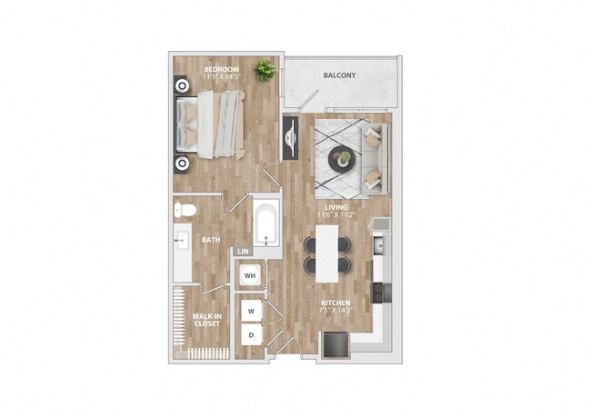 Floorplan - South and Hollis