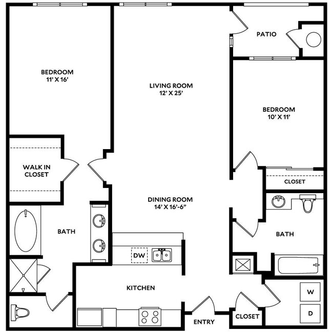 Floorplan - The Mercer