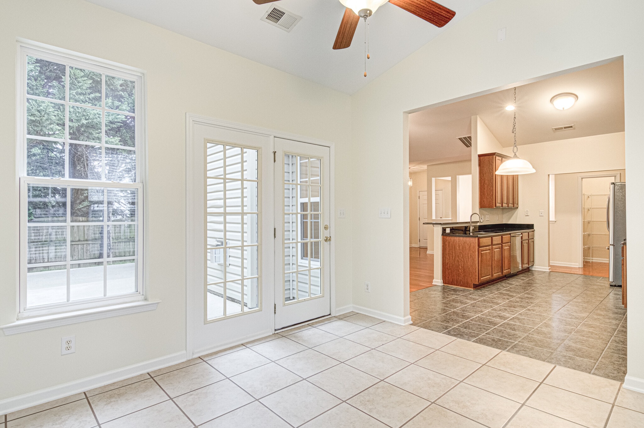 View of Sunroom looking out - 6524 Overland Park Dr