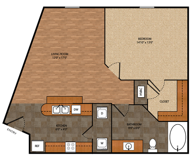 Floorplan - Bell Tower Flats