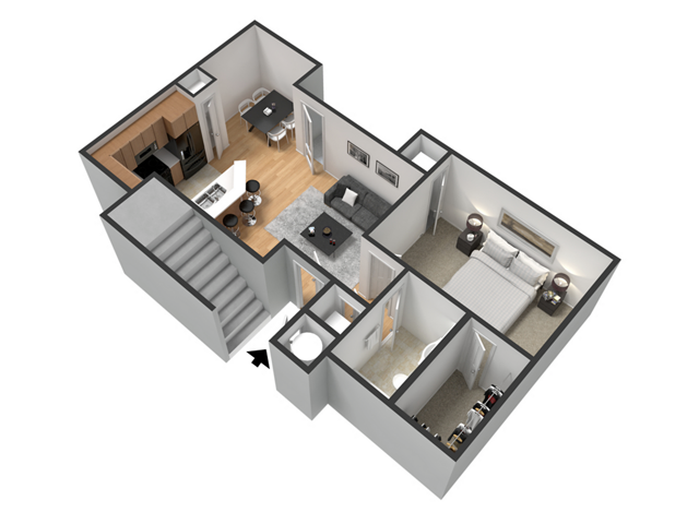 Flatiron Floorplan - Tinsley Place
