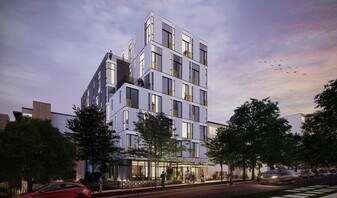 Exterior view of a tall building with a modern design at Alt Capitol Hill. - Alt Capitol Hill