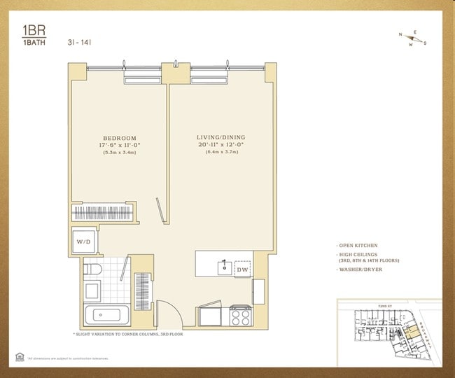 1BR/1BA - The Corner