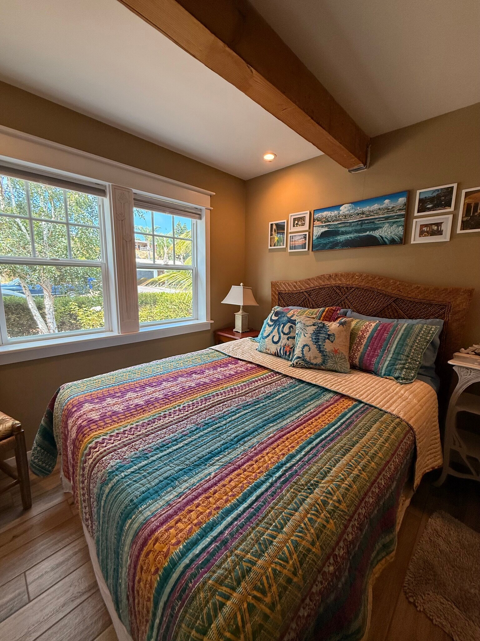 Queen Bed, 5 Drawer Chest, Nightstands, Chair, Closet - 1507 San Jose St