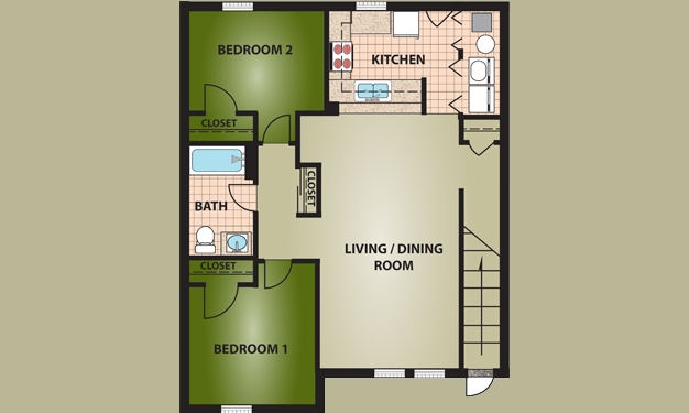 2BR/1BA - Marsh Run